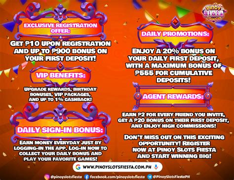 Pinoy Slots Fiesta: Win Up to ₱999 Welcome Bonus Today!.